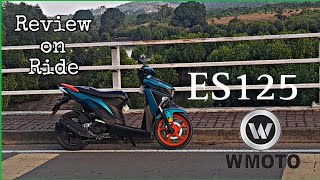 REVIEW in Ride WMOTO ES125 [upl. by Ellenod759]