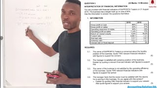 Accounting Grade 10  Analysis amp Interpretation of Financial Statements Comments [upl. by Malley]