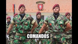 Homenagem aos Comandos Exército Português [upl. by Yllil]