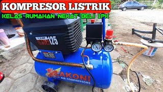 TEST KOMPRESOR 1HP YANG BANYAK DITAKUTI PEMBELI RUMAHAN [upl. by Ynos]