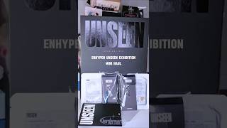 ENHYPEN UNSEEN EXHIBITION catalog  mic keyring  photocard enhypen kpop engene kpopmerch unbox [upl. by Aryhs]