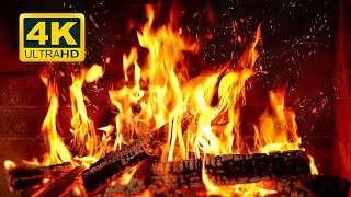 🔥 Cozy Fireplace 4K 12 HOURS Fireplace with Crackling Fire Sounds Fireplace Burning 4K [upl. by Nywde]