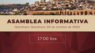 🔴📢 En vivo Asamblea Informativa de Morena desde Querétaro [upl. by Oloapnaig]