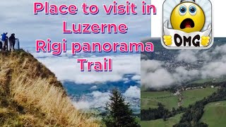 Visit to Beautiful place in Luzerne Rigi Panorama hiking 🇨🇭 [upl. by Constantia]