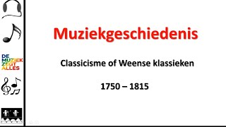 Muziekgeschiedenis classicisme Heemgaard [upl. by Zahara]