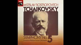 Tchaikovsky Symphony No 5 Rostropovich LSO ASD 3641 1977 [upl. by Eatnad]