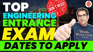 JEE 2024  Engineering Entrance Exams  WBJEE  VITEEE  ISI  BITSAT amp more  Vinay Shur Sir [upl. by Dovev757]