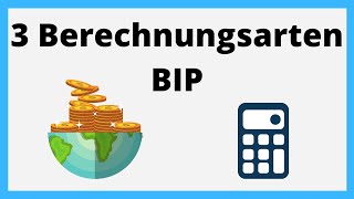 Berechnung des BIP anhand der Entstehungsseite Verwendungsseite und Verteilungsseite [upl. by Alleyne]