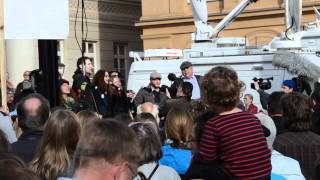 Kulturschutz Demo auf dem Markt in Schwerin [upl. by Nylsirhc]