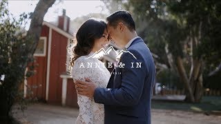 Super Emotional Boho Wedding Video  Calamigos Ranch Oak Room [upl. by Ikik266]