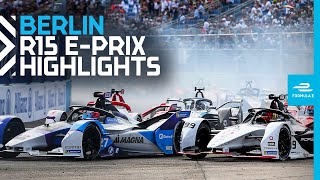 Race Highlights  2021 BMW i Berlin EPrix  Round 15 [upl. by Giffard]