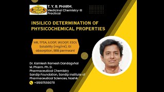 Insilico determination of physicochemical properties [upl. by Pascoe907]