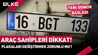 Araç Sahipleri Dikkat quotKarekodlu Plakaquot Uygulaması Başladı Değiştirmek Zorunlu Mu haber [upl. by Kciredes]