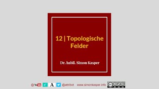 12 Grammatik Topologische Felder [upl. by Adnal]