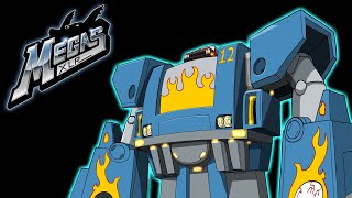 IF MEGAS XLR WAS A COMBINING ROBOT Mecha Transformation NewGrounds Toonami Collab m [upl. by Pacifica]