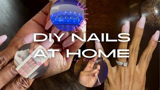 Dollar General PRESS ON Nails  DETAILED DIY Nails that Last a MONTH  Simple amp Easy [upl. by Ahseya]