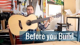 What to know before you build Ep 1  Acoustic Guitar Build [upl. by Mariel]