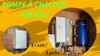 installation dune pompe à chaleur aireau Atlantic Alfea Exelia AI 11Kw [upl. by Abra550]