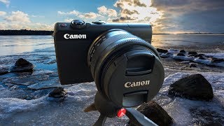 Canon EOS M100 Mirrorless Camera Review  Sample Video amp Photos [upl. by Sherris203]