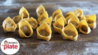 HOMEMADE TORTELLINI RECIPE  How to Make Tortellini Pasta  Italian Food Recipes [upl. by Constantine]