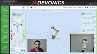 Devonics Automation  Fairino Cobot  Robotic Arm  User Interface Quick Tour [upl. by Ahsael]