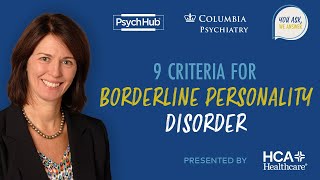 9 Criteria for Borderline Personality Disorder [upl. by Schnurr]