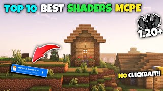 Top 10 Best Shaders For Minecraft 120  Render Dragon Shaders Minecraft PE [upl. by Farrand]