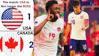 CANADA WIN  USA Vs Canada 12 Extended Highlight and goals 2024 HD  Friendly Game [upl. by Ylagam]