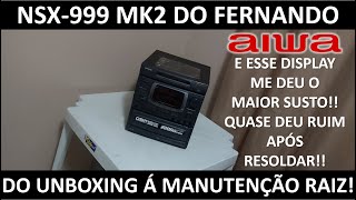 Aiwa NSX999 MK2 do Fernando Manutenção [upl. by Herwick]