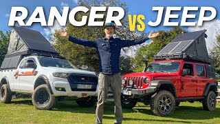 Jeep Rubicon vs Ford Ranger ¿Cuál eliges [upl. by Myna]