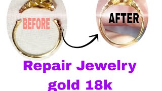 Making repair Jewelry gold 18k [upl. by Shreeves]