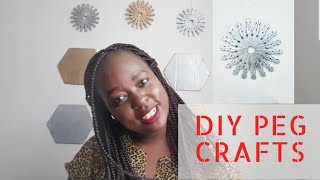 Diy Clothespin Crafts  Diy Easy crafts [upl. by Anelegna]