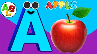 ABC Songs For Toddler Phonics Video  Abcd Rhymes For Kids  A is for Apple B is For Baby [upl. by May]