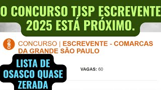 ATENÇÃO O CONCURSO VAI ACONTECER Concurso Escrevente Técnico Judiciário TJSP 2025 Grande SP [upl. by Altaf969]