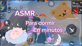 ASMR 💤DUERME EN MINUTOS💤 JUGANDO FREE FIRE Clari🤍 asmrcasero gameplay [upl. by Aztinad]