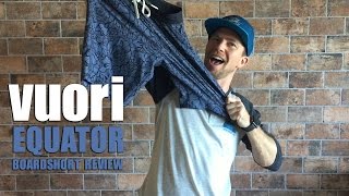 Vuori Equator Boardshort  Product Review [upl. by Azial]