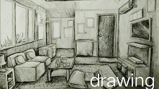 Gambar perspektif 3 titik hilang I How To Draw Using 3Point Perspective [upl. by Galanti645]