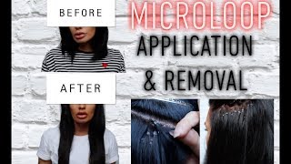 MicroLoop Hair Extensions  How To Apply amp Remove At Home [upl. by Coleman]