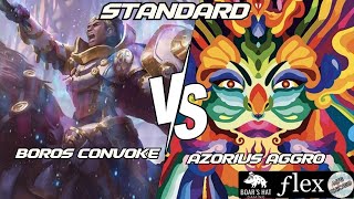 Azorius Aggro VS Boros Convoke MTG Standard [upl. by Ytiak26]