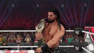 WWE Day 1  Seth Rollins vs Drew McIntyre  World Heavyweight Championship  WWE 2K23 Sim [upl. by Notnroht]