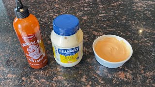 Sriracha Spicy Mayo Recipe [upl. by Ruttger]