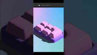 3D keyboard in ILLUSTRATOR [upl. by Diannne]