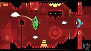 Geometry Dash  Traction by Ferdefunky Hard Demon Gauntlet Complete  3 Coins Live [upl. by Domel]