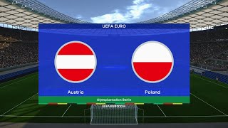 POLSKA  AUSTRIA EURO 2024  SYMULACJA [upl. by Sherilyn]