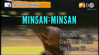 Claire Dela Fuente  Minsan Minsan  Hybrid Megavision MK8504 Fanmade Karaoke 🎼🎤 [upl. by Aihceyt]