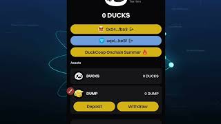 🤔 How to Withdraw DUMP via MetaMask 🤑  Duck telegram bot withdrawal process duckcoin dumptoken [upl. by Ostler]