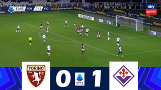 TorinoFiorentina 01  Lega Serie A 202425  Highlights della Partita [upl. by Llemaj]