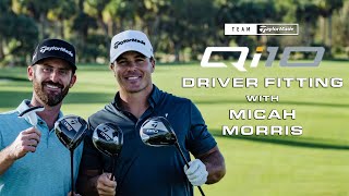 Micah Morris Tests Qi10 Driver For The First Time  TaylorMade Golf [upl. by Coffee550]