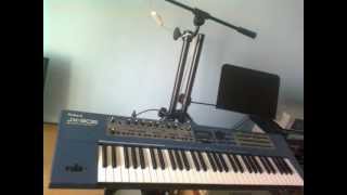 Equinoxe 4 Jean Michel Jarre cover on Roland JX305 [upl. by Pinckney22]