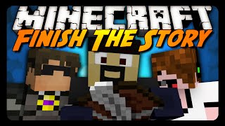 Minecraft FINISH THE STORY w AntVenom amp Friends [upl. by Ennairb]